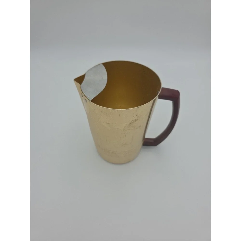 Vintage Regal Ware Supreme Metal Aluminum Pitcher Ice Lip  MCM USA